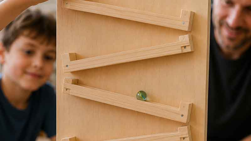Murmelbahn spielen