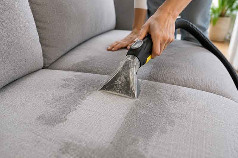 Sofa nochmals absaugen