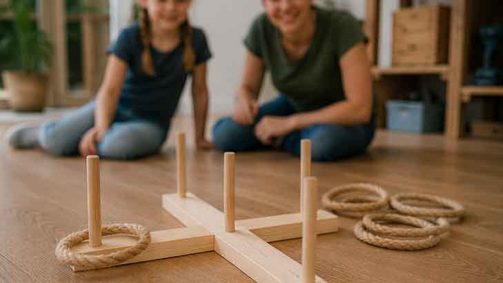 Wurfspiel spielen