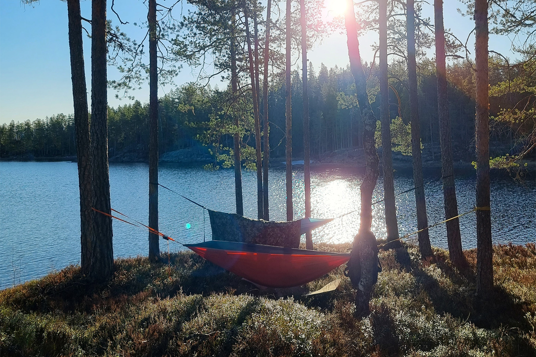 Tent camping